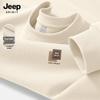 JEEP SPIRIT Men's Letter Geometric Print Sweatshirt