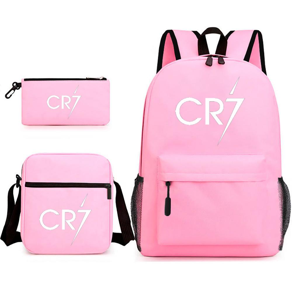 Stitc Cartoon Full Print Backpack Student Bag Pencil Case Two-Piece Set Children'S Backpack