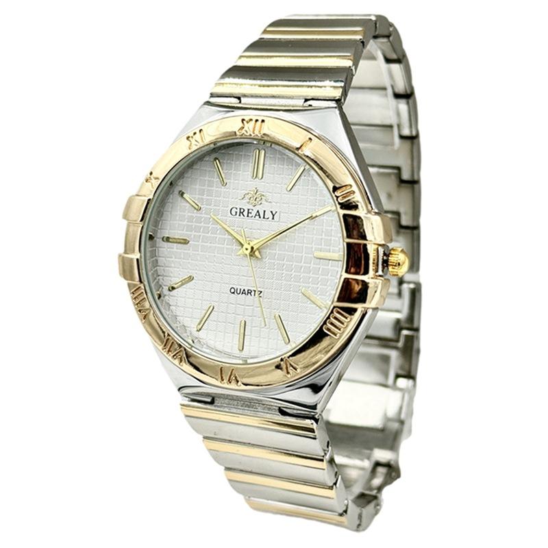 Men Watch Light Luxury Brand Waterproof Couple Watches Gold Classic Steel Women Fashion Quartz Wristwatch Gift