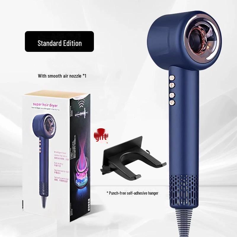 

Безлистный фен высокой мощности с отрицательными ионами для быстрой сушки волос для домашнего и салонного использования CN Plug - 1.8m Cord with Hanger