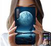 Etui Do Samsung A7 2018 - Pełnia Księżyca Księżyc Futerał + Folia
