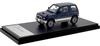 Hi Story 143 Mitsubishi Pajero MINI VR-II (1994) Mariana BlueSymphonic Silver Finished Model