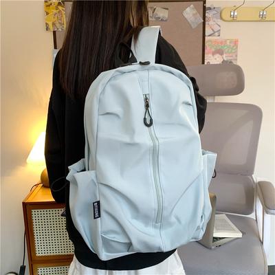 Fashion Backpack, Casual and Lightweight Travel Bag, Simple and Large-capacity Summer High School Student College Student Backpack Bag
