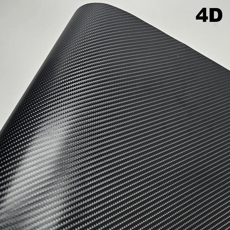 Carbon Fiber Vinyl Car Body Wrap Matte Accessories Glossy Black Sticker 3D 4D 5D 6D Auto Foil Cover Motorcycle Decoration Film