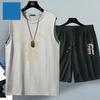 Ice Silk Sports Suit Men's Quick-drying Basketball Jersey Men's Summer Vest Shorts Gym Running Men's Suit
