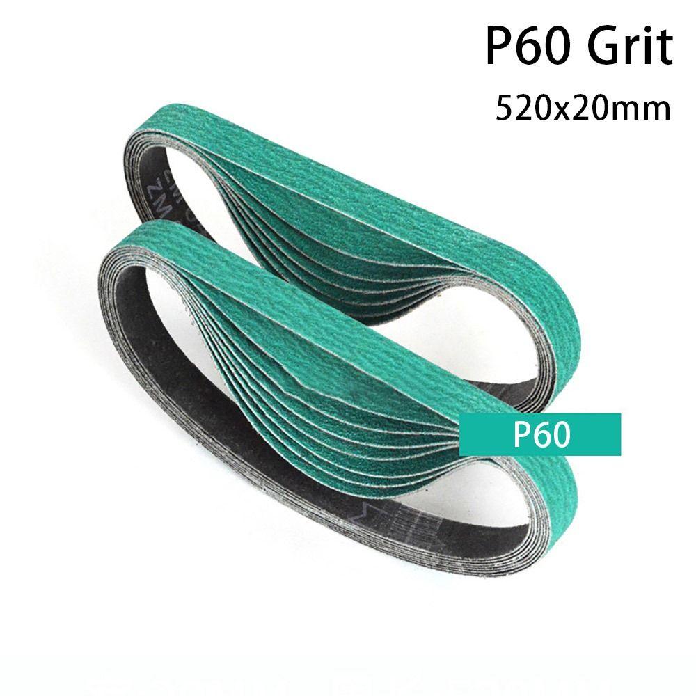 1Pcs 10x330/20x520mm Sanding Belts 40-120 Grits Wood Soft Metal Polishing Sandpaper Abrasive Bands For Belt Sander Abrasive Tool