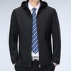 Men's Detachable Hooded Windproof Business Casual Jacket