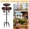 Dual-Layer Design Bird Bath Feeder Set Metal Outdoor Bird Bath New Metal Bird Bath  For Garden