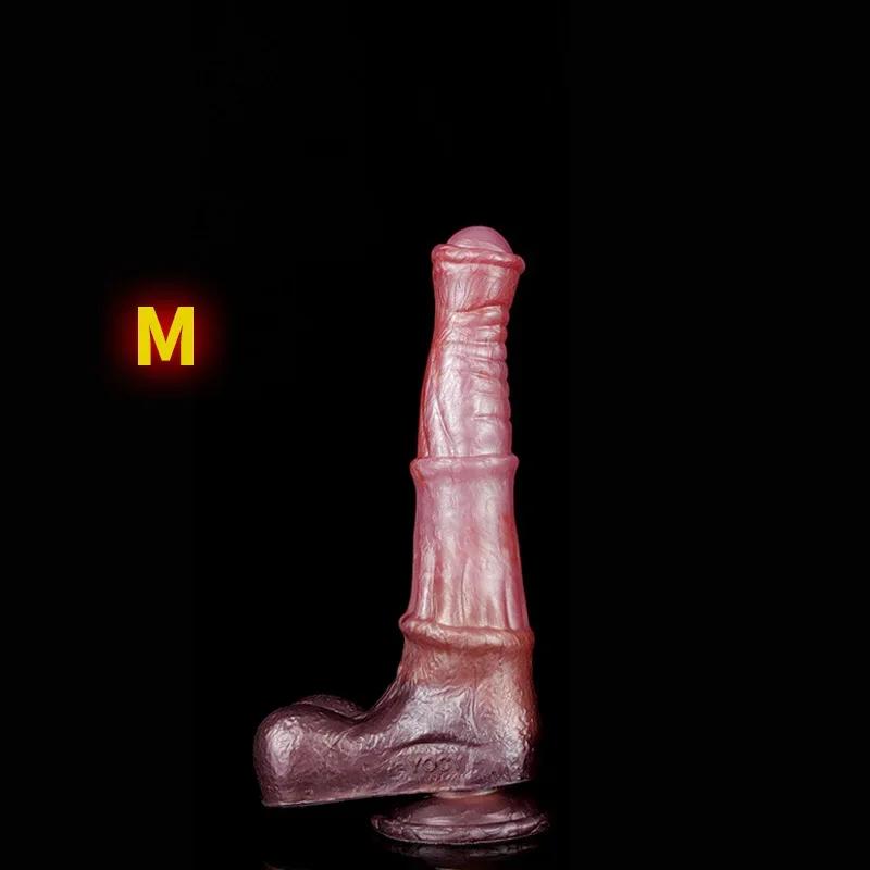 Giant Horse Dildo 8.8cm Thick Realistic Animal Penis Huge Cock Anal Orgasm Masturbators With Sucker Sex Toy For Women Men