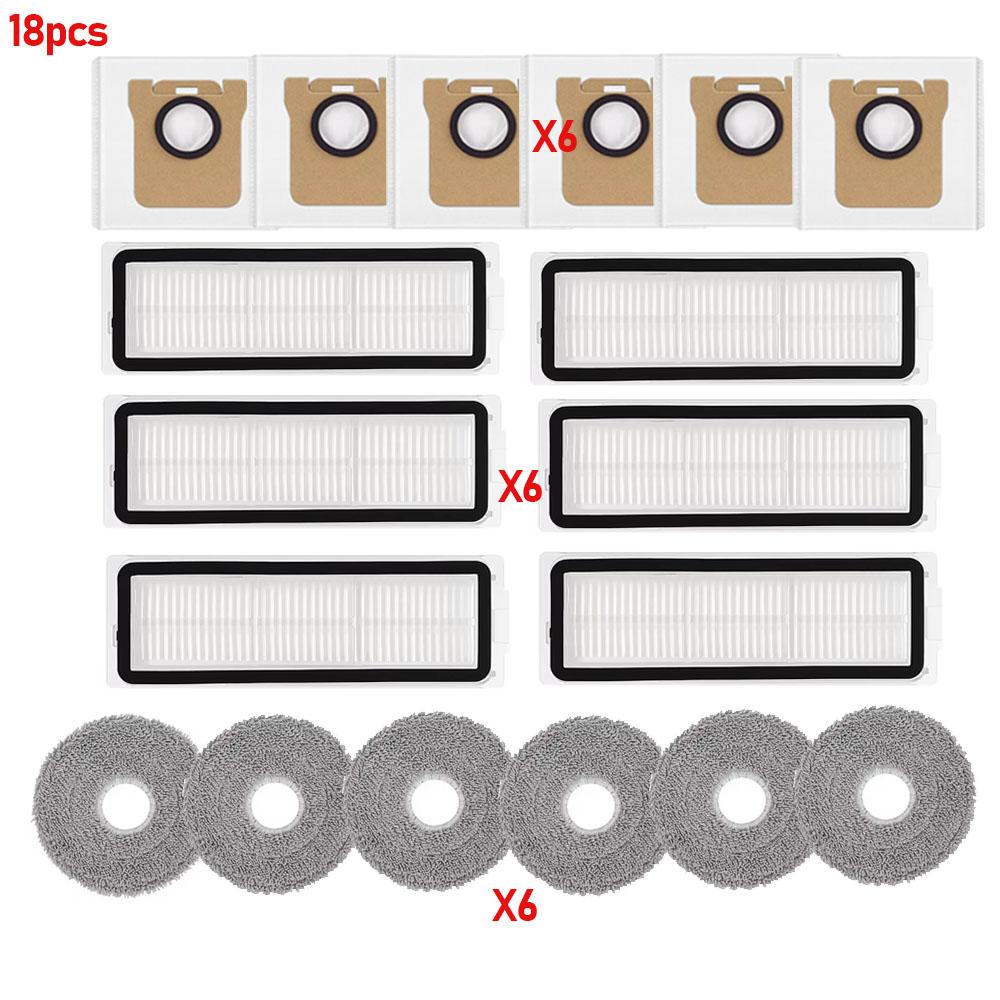 Für Xiaomi 5 Pro OV21CN OV21GL Saugwischroboter Wischtuch Staubbeutel HEPA-Filter Seitenbürste Hauptbürste Staubbeutel Ersatzteil
