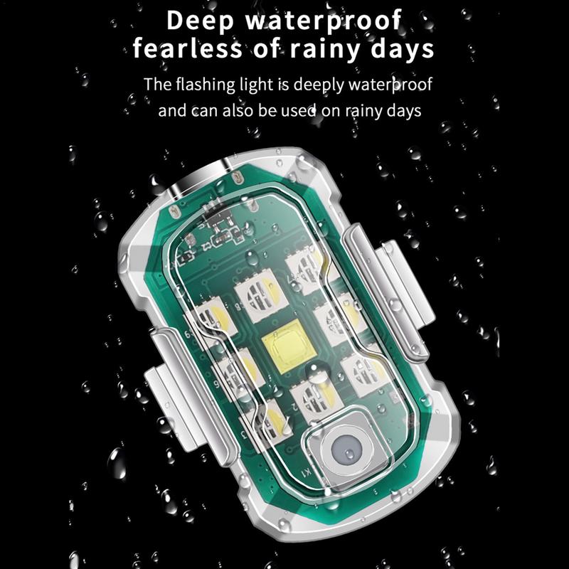 Wireless Car Strobe Lights Anti Collision Flash Warning Light Motorcycle LED Warning Light Vehicle Accessories