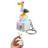 Stress Relief Toy Seagull/Frog Croaking Fidget Toy Keyring Frog Keyring with Sound & LED Lights Funny Frog Keyboard Clicker for Stress Relief