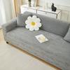 Water Repellent Thick Jacquard Solid Polar Fleece Sofa Cover for Living Room Elastic Universal 1/2/3/4 Seater Sofa Slipcover