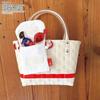 Snoopy Mini Basket Bag 8439 Charlie [Rootote] Women's IP.Baby Roo.Basket.Peanuts-0I (02 Brown)