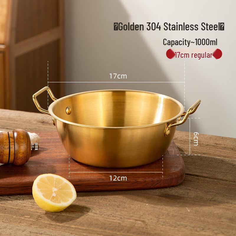 Wuhe Golden 304 Stainless Steel Instant Noodle Bowl