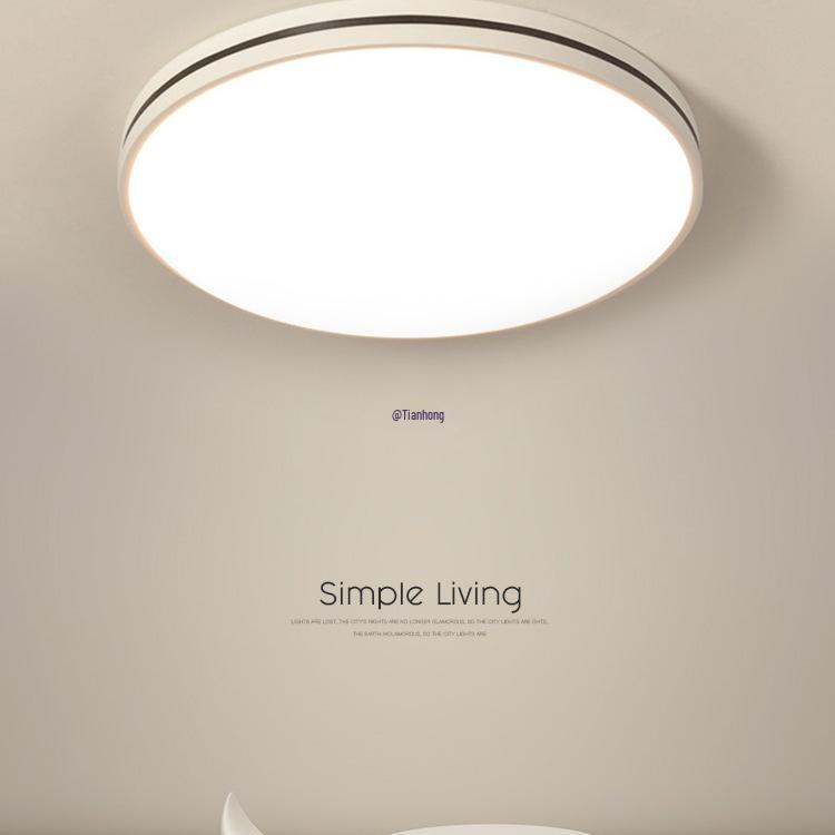 

Modern 2025 Ceiling Light for Living Room, Bedroom, and Dining Room Black 40cm Bright White 36W