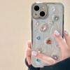 Three Dimensional Sparkling Gemstone Suitable For iPhone 13 Case 15 12 14 11 Pro Max All Inclusive Anti Fall Protective Cover
