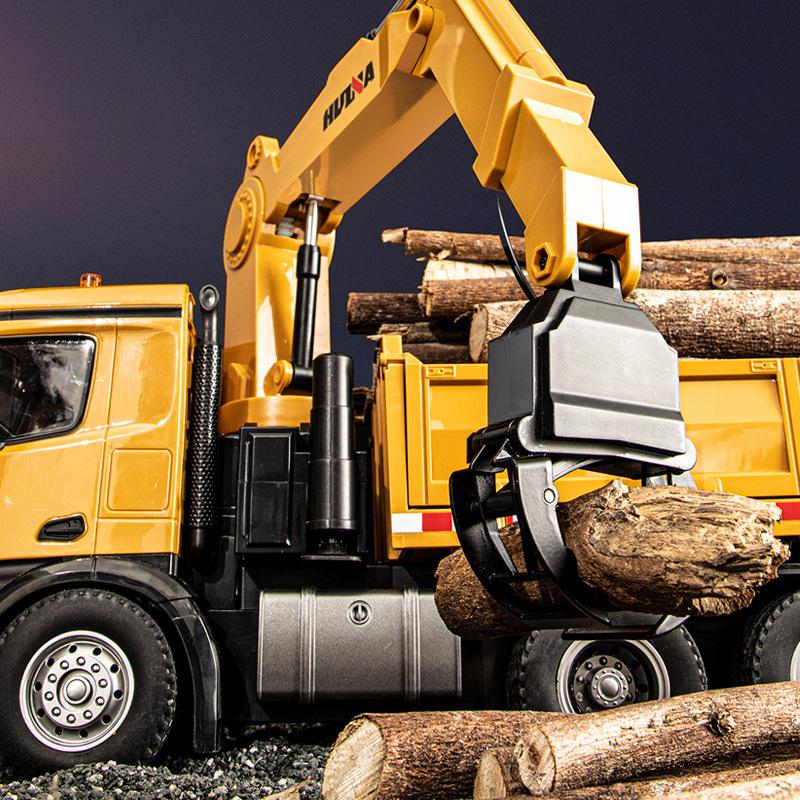 26 Channel/alloy 2.4G Remote Control Truck With Truck To Grab Wood Dump Truck/1:14 Engineering Truck Male Toy
