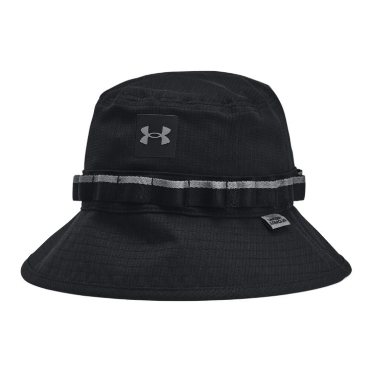 

Under Armour Brightly Colored Polyester Fisherman Hat Men hats Black 1383434-1 M