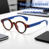 New Fashionable Small Round Frame Women'S Presbyopia Glasses Retro Round Frame Durable Anti Blue Light Men'S Glasses