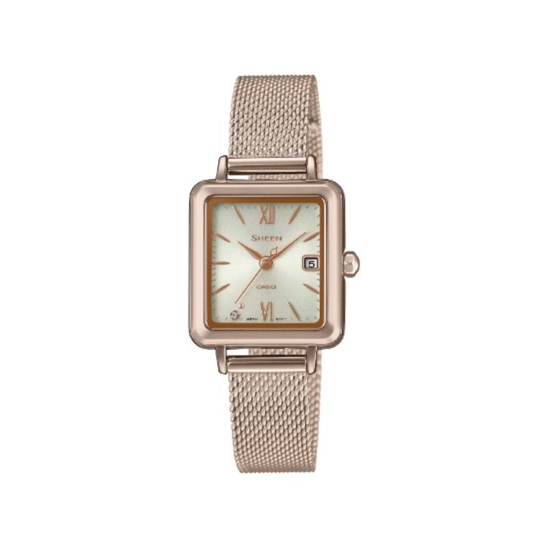 

CASIO [Солнечные часы] SHEEN Solar Sapphire Модель Peach Gold SHS D400CGM 4AJF