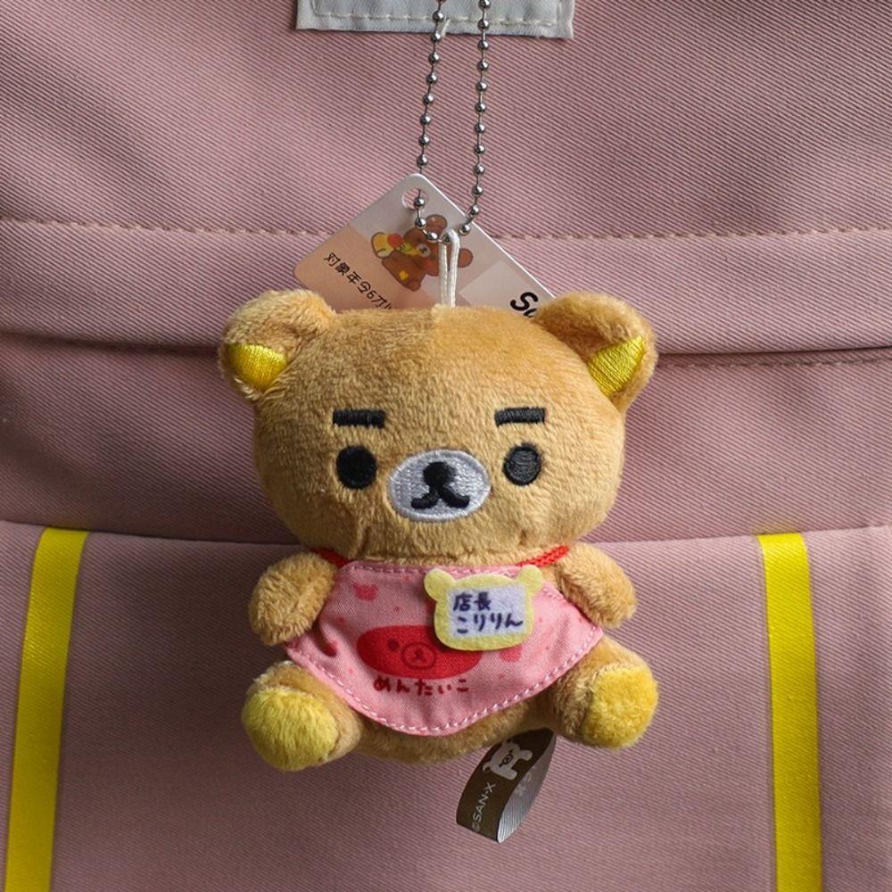 Neue 20. Jubiläums-Limited-Serie Rilakkuma Plüschtier Niedlicher Cartoon-Schlüsselanhänger Mini-Geschenkspielzeug