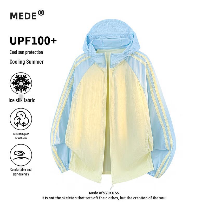 MEDE Gestreifte Outdoor-Sonnenschutzkleidung