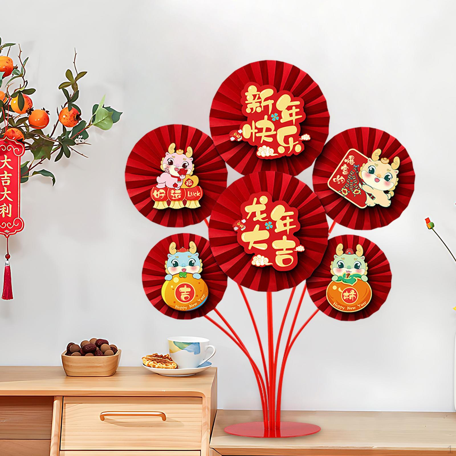 

Китайские годовые украшения, фигурка, благословение, праздничные атрибуты, украшение для весеннего фестиваля для Style B