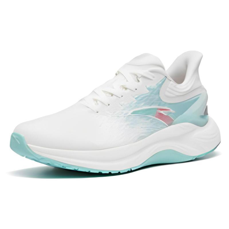 Anta Gen 3.0 Anti Slip Wear Resistant Low Top Running Shoes Women's White Green Sneakers 122315586-1