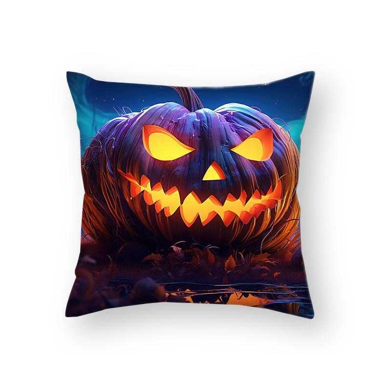 Neue Kürbis Halloween Dekoration Cartoon Kissenbezug Feiertag Wohnzimmer Sofa Schlafzimmer Bettseite Rückenkissen