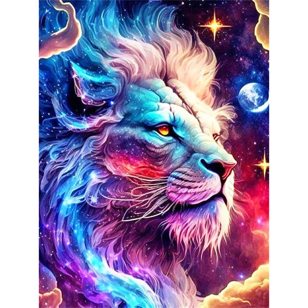 5D DIY Diamond Painting Animal Colorful Lion  Round Drill Embroidery Butterfly Owl Home Decor Cross Stitch Kits