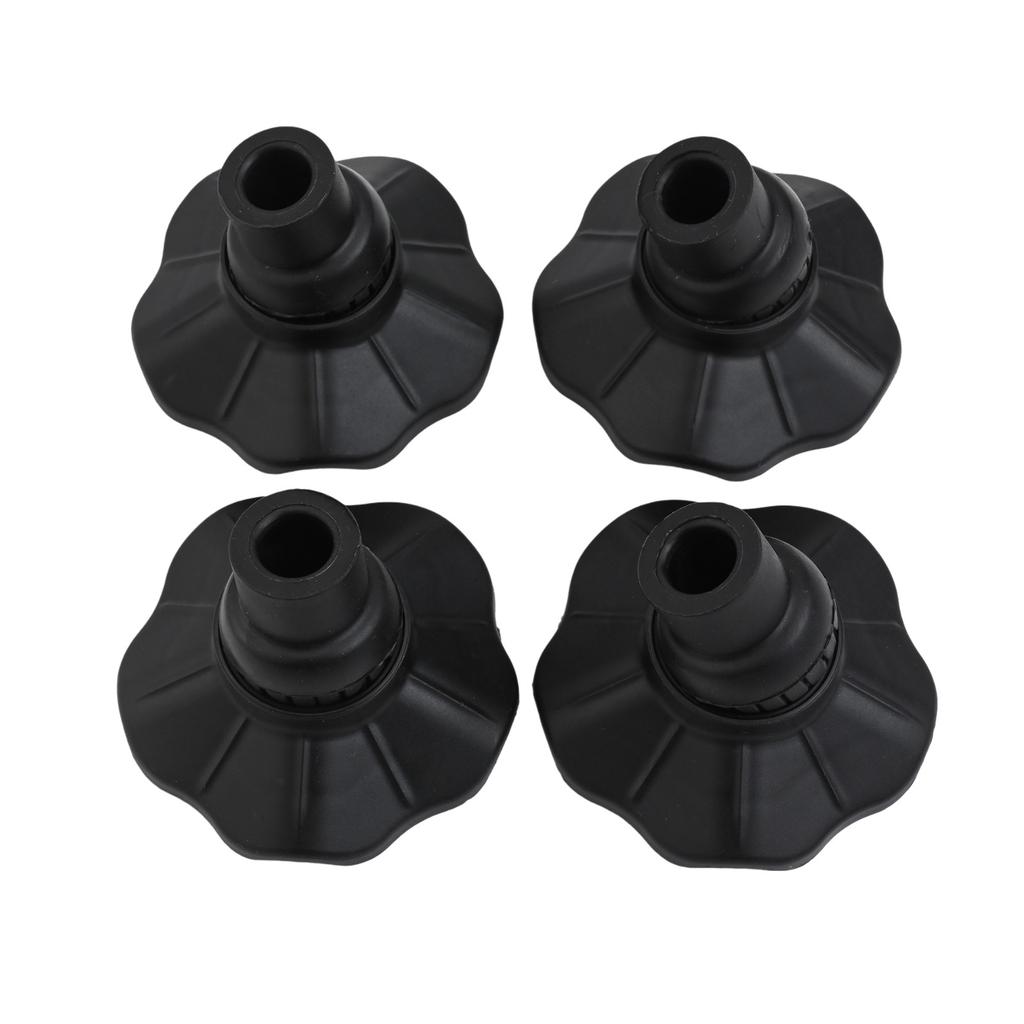 Conjunto de 4 Protetores de Pé de Cadeira Antiderrapantes e Resistentes ao Desgaste para Acampamento ao Ar Livre