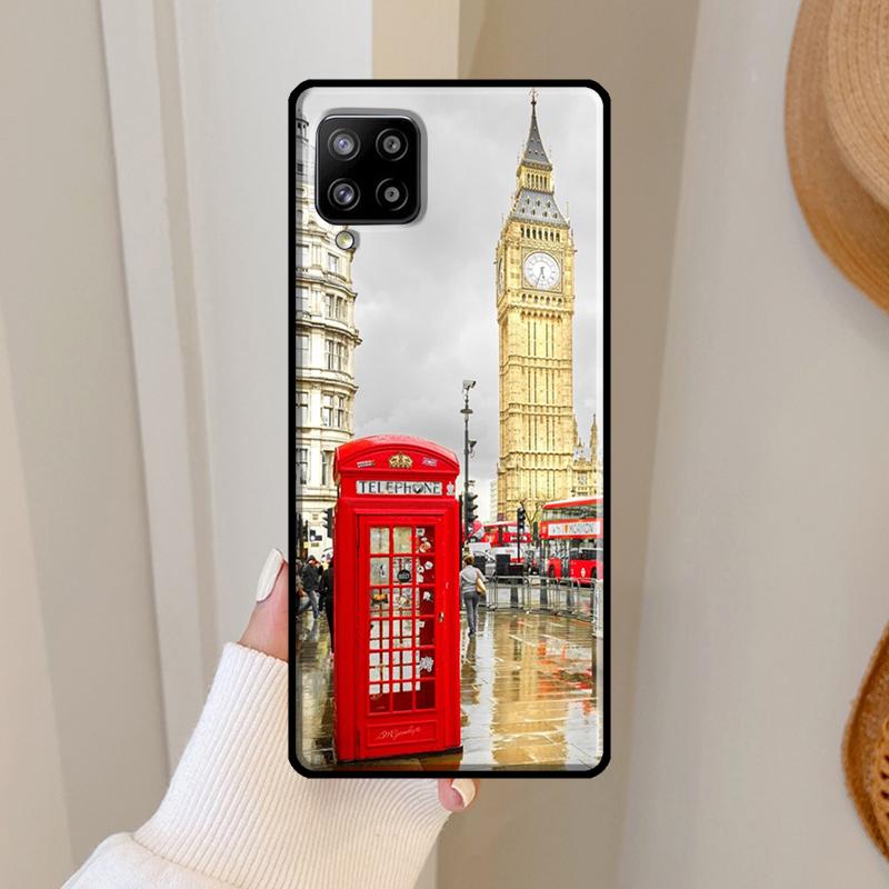 London Bus England Big Ben Case For Samsung Galaxy A16 A56 A36 A26 A25 A54 A34 A14 A52 A32 A12 A13 A33 A53 A15 A35 A55