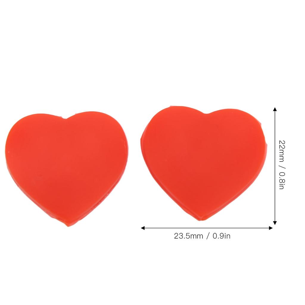 10 SZT amortyzator drgań rakiety tenisowej w kształcie serca silikonowy tenis