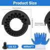 Efficient Drill Bit Sharpener Jig Multipurpose Grinding and Polishing Universal Angle Grinder Attachments with Gloves Screws