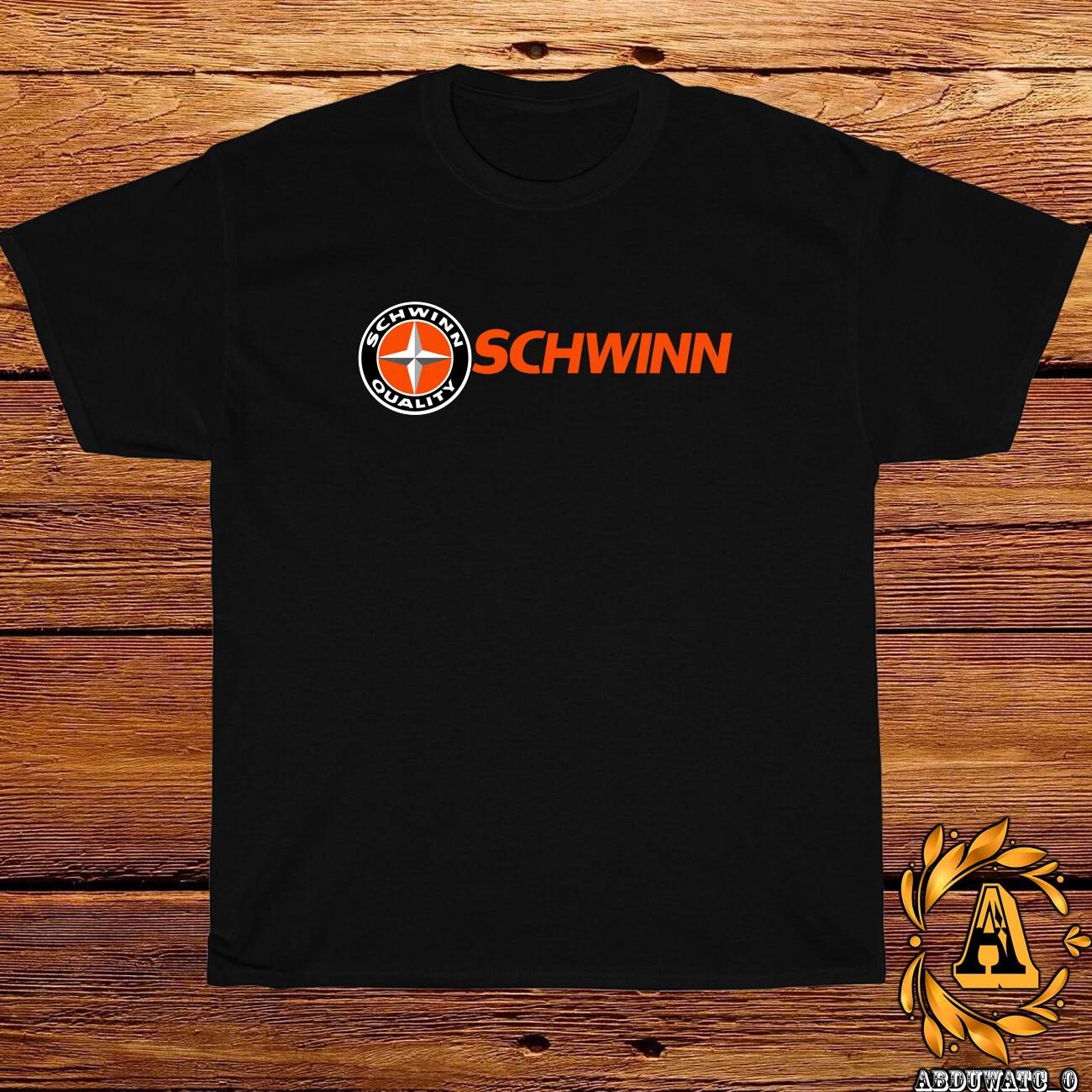 New SCHWINN Bicycle Logo Black/Sport Grey/White/Navy/Red T-Shirt S-5XL S