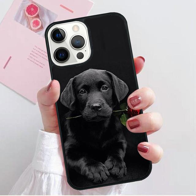 Cute Pet Dog Labrador Retriever Cover For iPhone 17 Air 15 16 14 13 12 Pro Max 11 Pro Max Plus Phone Case Coque