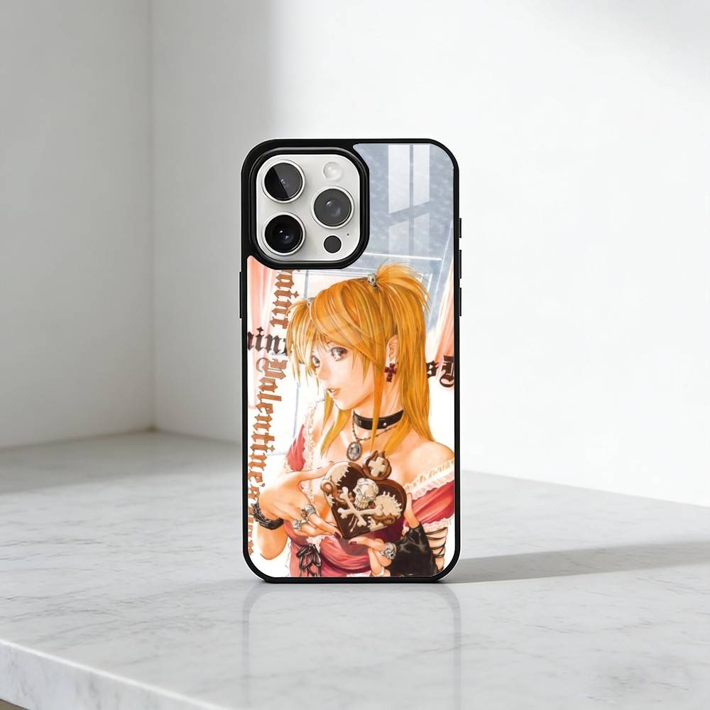 

D-Death Misa N-Note Phone Case For iPhone17,16,15,14,13 Plus,Pro Max Magnetic For Magsafe Wireless Charging iPhone14PRO