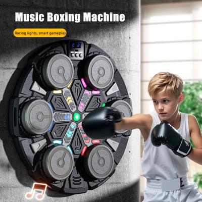Hudební boxerský stroj s rukavicemi Nástěnný Režimy rychlosti Nastavitelný Elektronický boxerský trenér Cíl