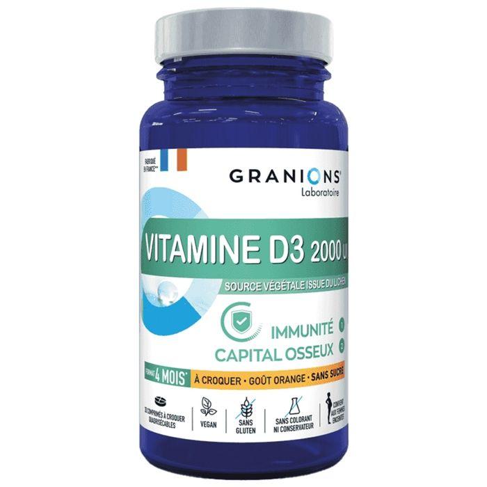 Granions Laboratoire Des Granions® Vitamine D3 2000 Ui Comprimé(S) 30 Pc(S) Enfants - Image 2
