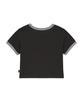 Nigaennikol Butterfly Ringer Crop Top_Charcoal