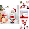 Whimsical Christmas Animated Santa Toy Featuring Lively Music And Charming Plush Design