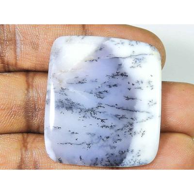 Přírodní dendritový opál osmiúhelníkového tvaru léčivý krystal volný drahokam 33X38MM SK-1902