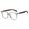 0~ -600 TR90 Neutral Myopia Glasses Wood Grain Metal Frame Anti Blue Light Comfortable Nose Pads Durable Hinge Myopia Glasses