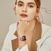 Watch Band For Apple Watch Series 10 9 8 7 SE 6 5 4 3 2 1 42mm 41mm 40mm 38mm DC-Shape Rhinestones Magnetic Clasp Stainless Steel Strap