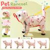 Waterproof Dog Raincoat with Hood and Leg Covers Full Body Coverage Adjustable Design for Small and Medium Pets All Weather Suit