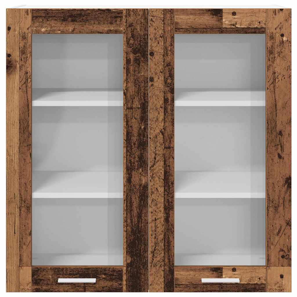 Hanging Cabinet with Storage Reclaimed Wood Look 80 x 31 x 80 cm Engineered Wood
