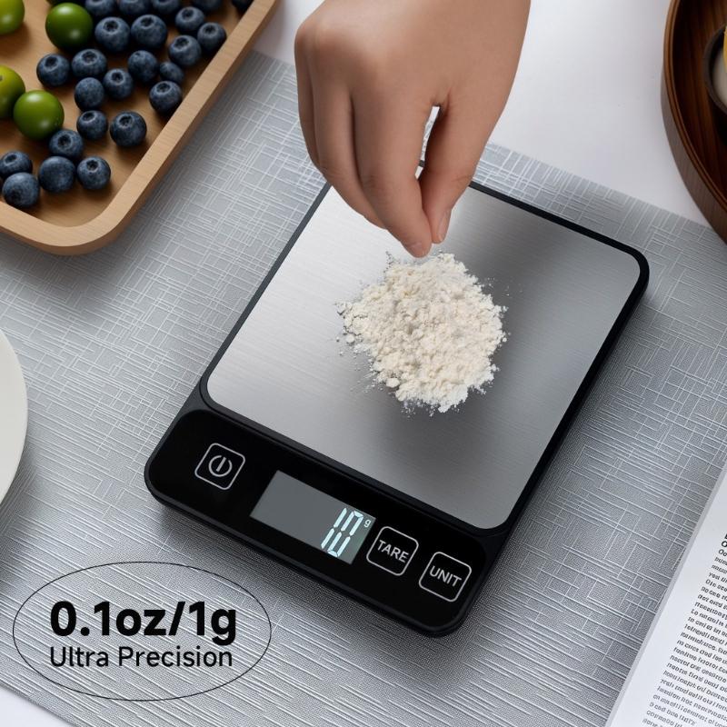 High Precisions Electronic Pastry Baking Scale Small Food Baking Scale Digital Kitchen Scale Snacks Weighing Baking Tool