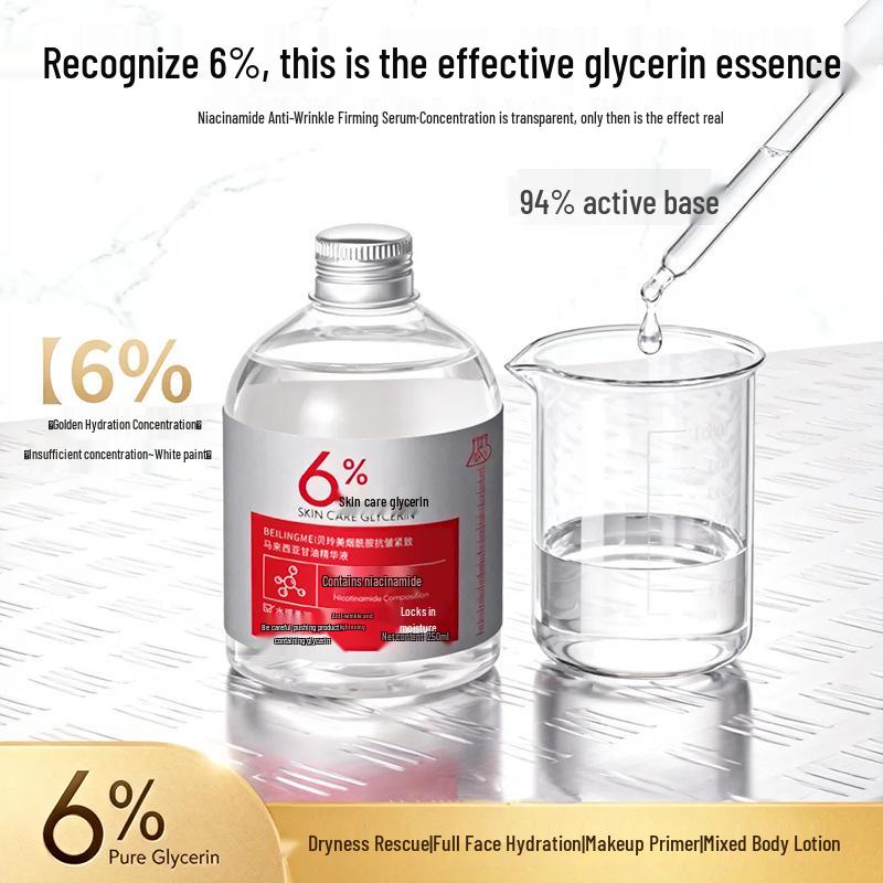 Anti-Wrinkle Firming & Hydrating Glycerin: Soothes, Brightens, Minimizes Pores, Non-Greasy Pre-Makeup Moisturizer.