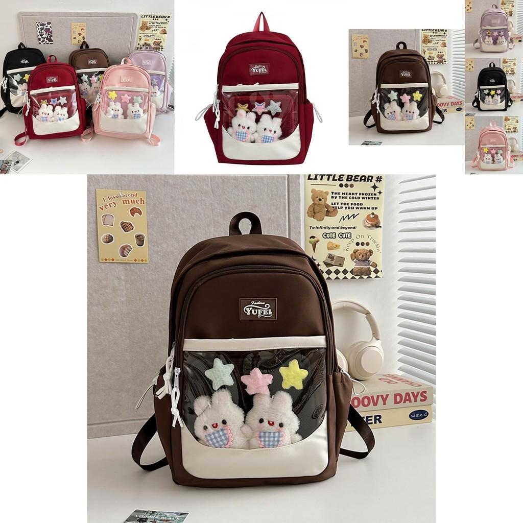 Stylish Large Capacity Nylon Backpack For Students Perfect For School And Outdoor Activities